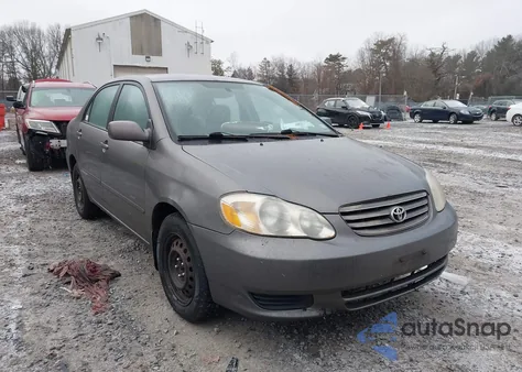 2004 Toyota Corolla Le из США, поврежденный, VIN 2T1BR38E24C196910